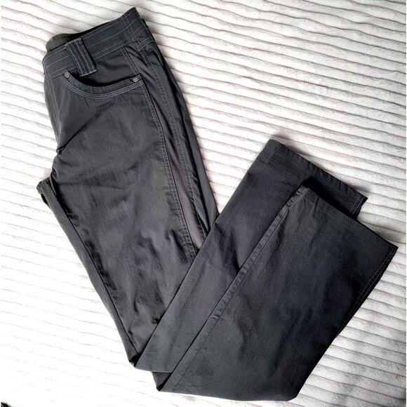 Kuhl Dark Green Outdoor Hiking Pants Women’s 6 Stretch Utility Trail Travel - Picture 1 of 8
